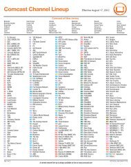 EPLUS BROADBAND CHANNEL LINEUP - Jackson Electrical power Authority graphic relating to Xfinity Channel Lineup Printable titled EPLUS BROADBAND CHANNEL LINEUP - Jackson Electric power Authority
